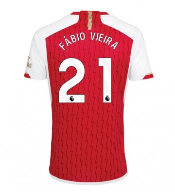 Arsenal Fabio Vieira #21 Hjemmebanetrøje 2023-24 Kort ærmer